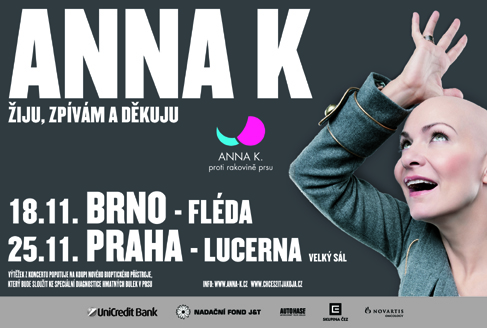 Anna K. bojuje hudbou proti rakovině